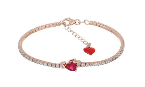 Bracciale Tennis Mi Ruby il Cuor Cuori Milano 24916431